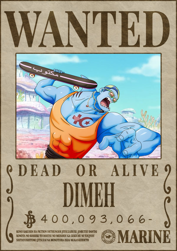 Poster Wanted Dimeh