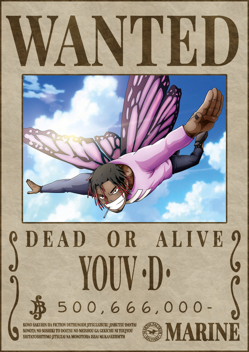 Poster Wanted Youv Dee ( Réedition )