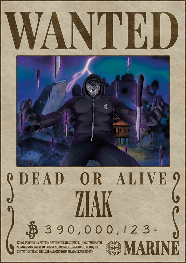 Poster Wanted Ziak