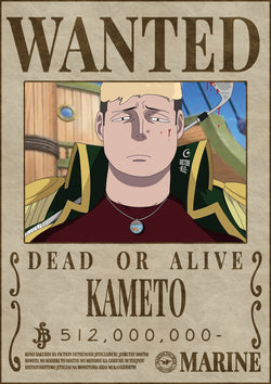 Poster Wanted Kameto - Martin Facteur