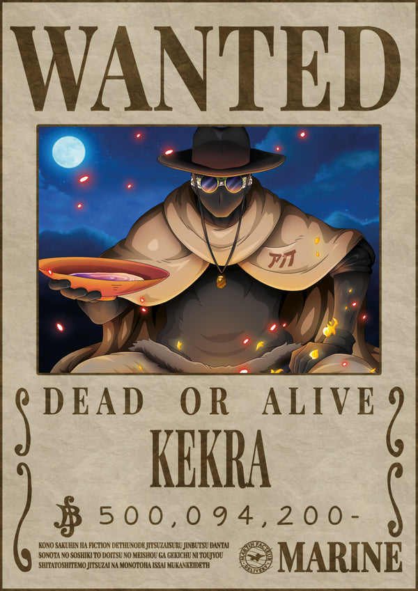 Poster Wanted Kekra