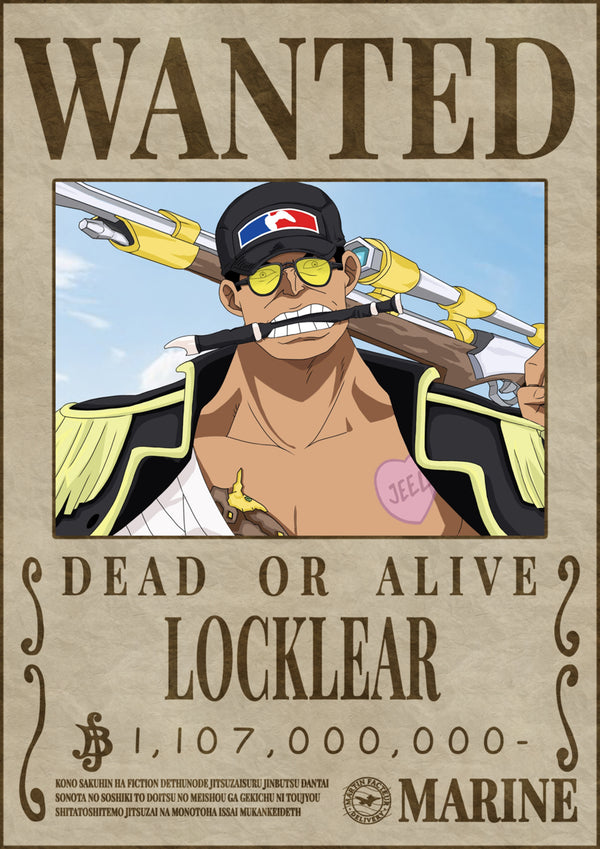 Poster Wanted Locklear - Martin Facteur