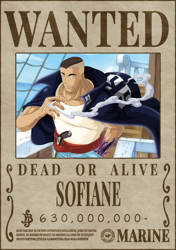 Poster Wanted Sofiane - Martin Facteur